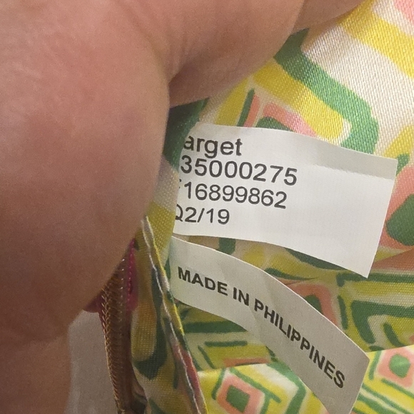 Lilly Pulitzer Floral Cosmetic Pouch - Pink, Orange, Yellow, Green, Blue 6.5×5 - Picture 6 of 8